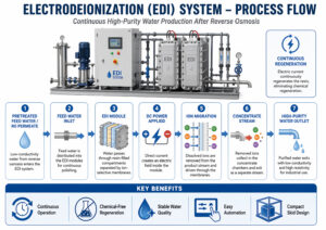 Electrodeionization EDI Systems working process