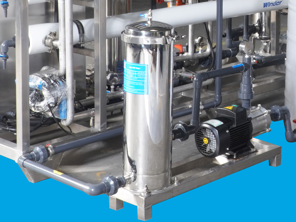 cartridge filter housing