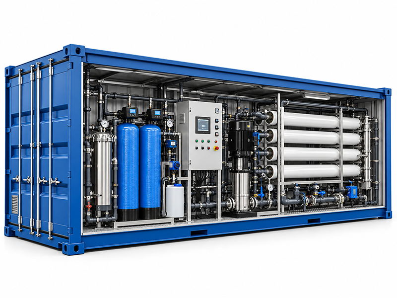 Containerized RO Systems 5 Containerized Brackish Water Desalination Plant
